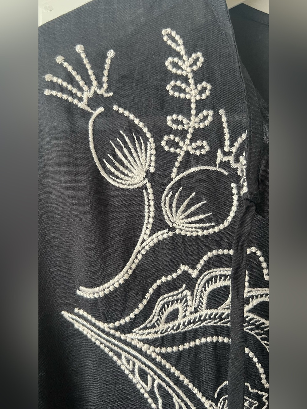 Johnny Was Kimono Sleeve Relaxed Dress Embroidered L - Picture 6 of 16